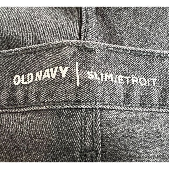 Old Navy Men's Slim Stretch Jeans Grey Wash Size 36 x 32 - Picture 3 of 9